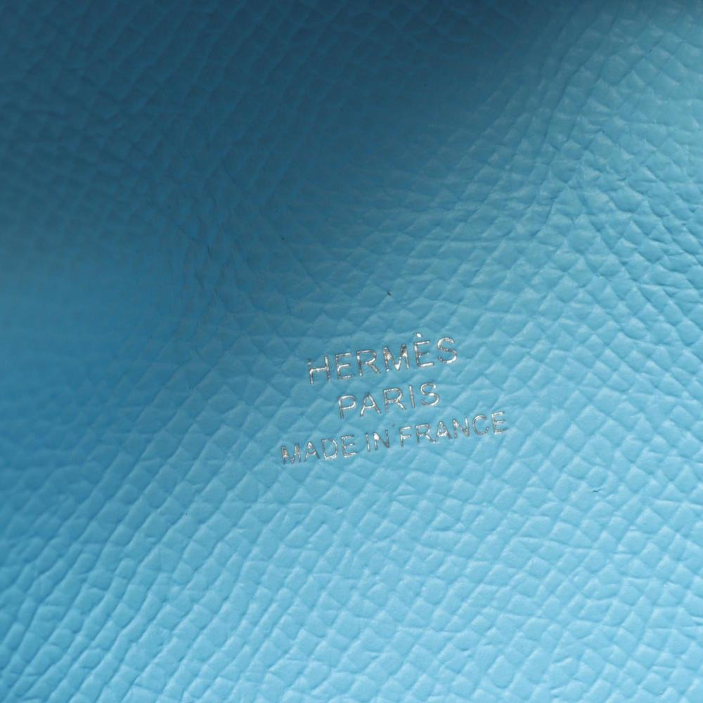 HERMES Green Leather Wallet - Picture 5 of 7